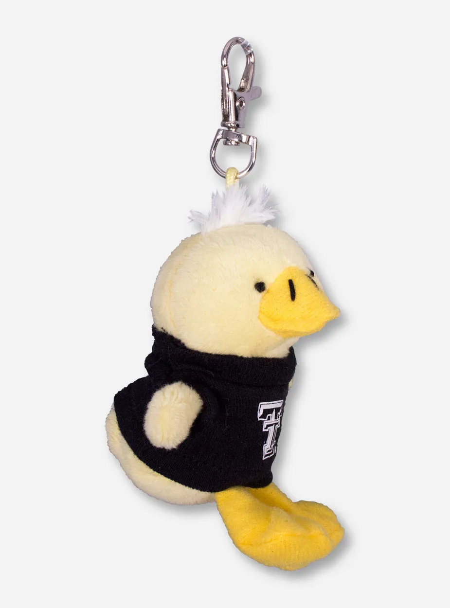 Texas Tech Plush Duck in Double T T-Shirt Keychain