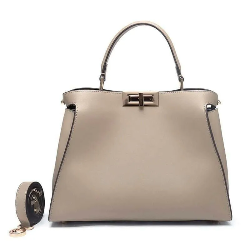 The ERICA Genuine Leather Shoulder Bag – Sophisticated, Spacious, and Versatile