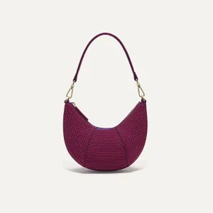 The Mini Crescent Bag - Beet