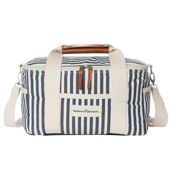 The Premium Cooler Bag - Navy Stripe