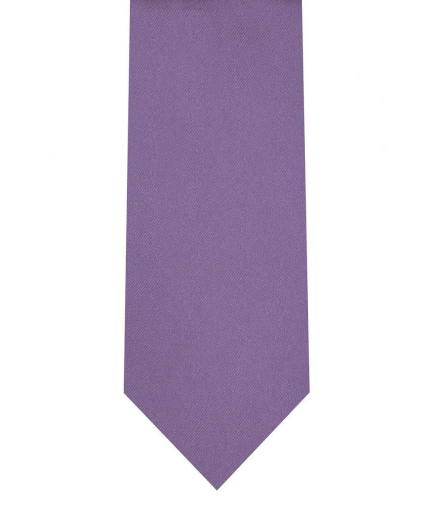 Tie & Pocket Square - Pastel Purple