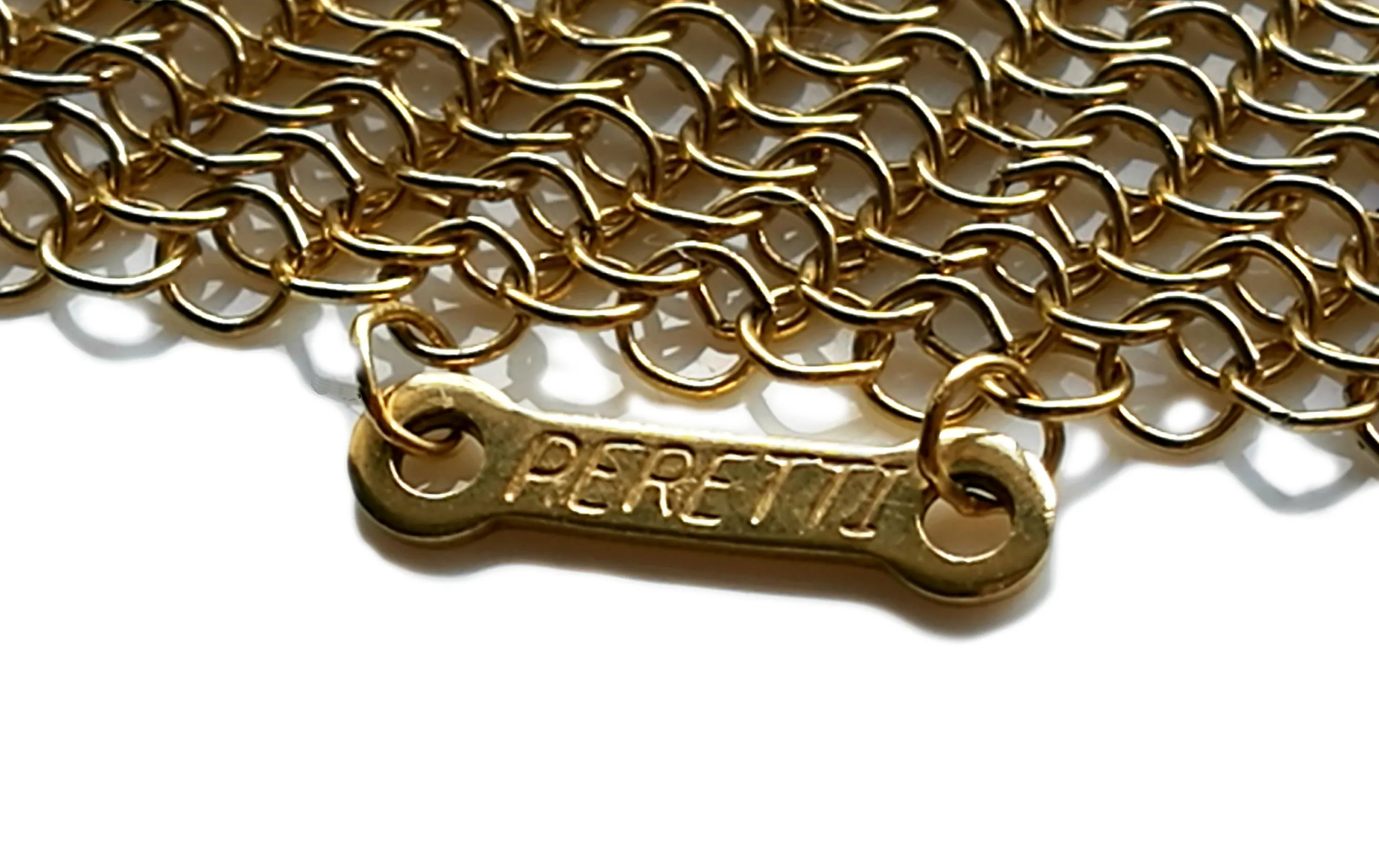 Tiffany & Co. Elsa Peretti 18k Yellow Gold Mesh Scarf Necklace, 38 inch