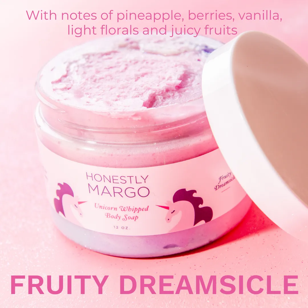 Unicorn Fruity Dreamsicle Whipped Body Soap