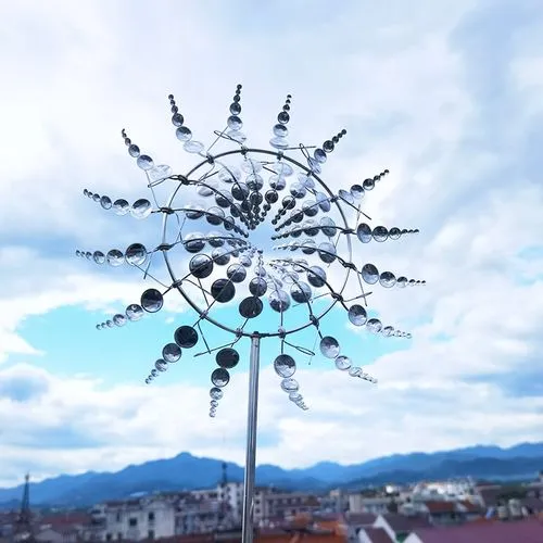 Unique And Magical Metal Windmill