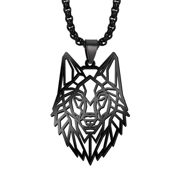 Unique Hollow Wolf Necklaces