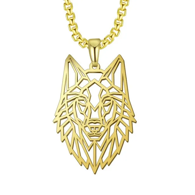 Unique Hollow Wolf Necklaces