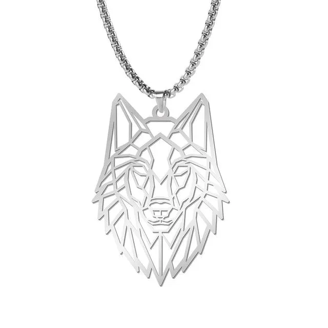 Unique Hollow Wolf Necklaces