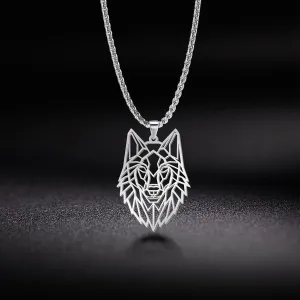 Unique Hollow Wolf Necklaces