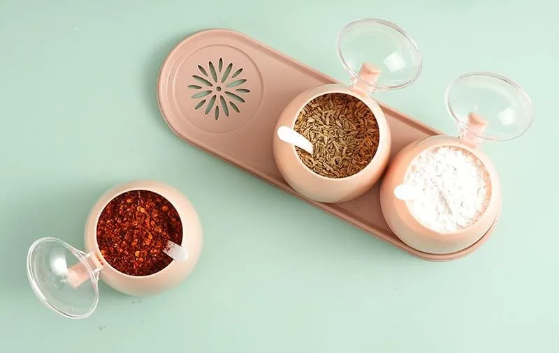 Unique Kitchen Seasoning Box - 3pcs Set