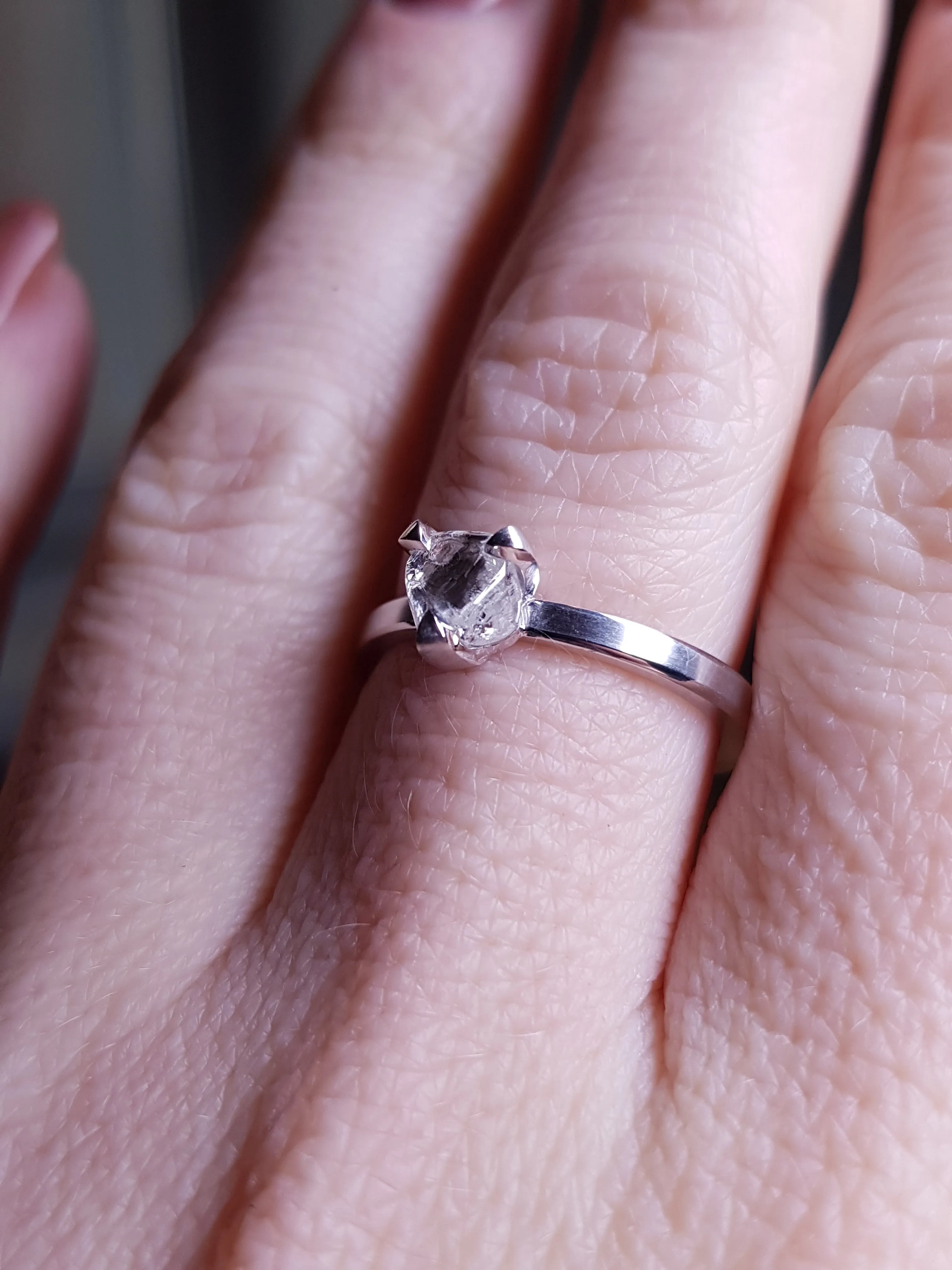 Unique Raw Diamond Ring – 1.04 ct.