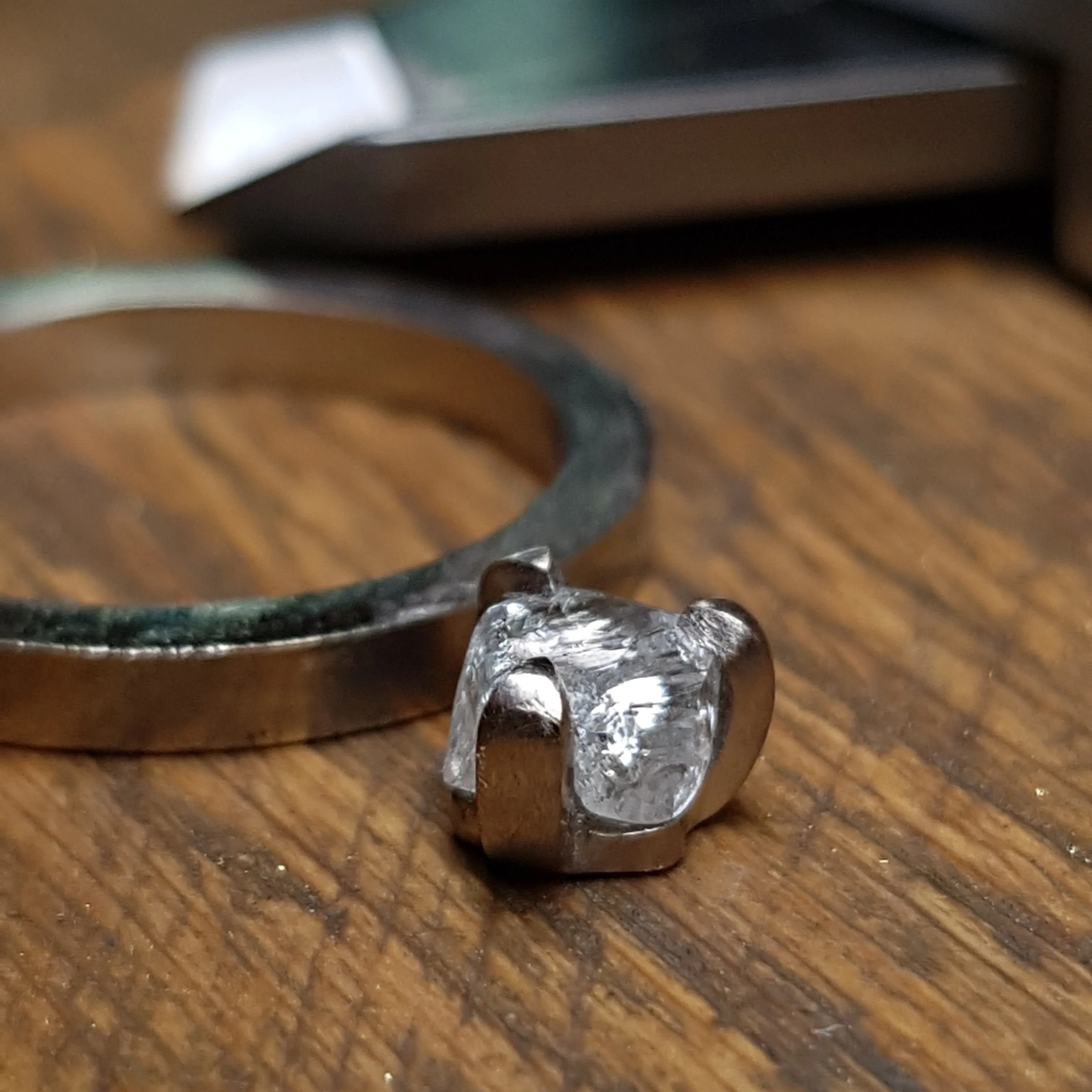 Unique Raw Diamond Ring – 1.04 ct.