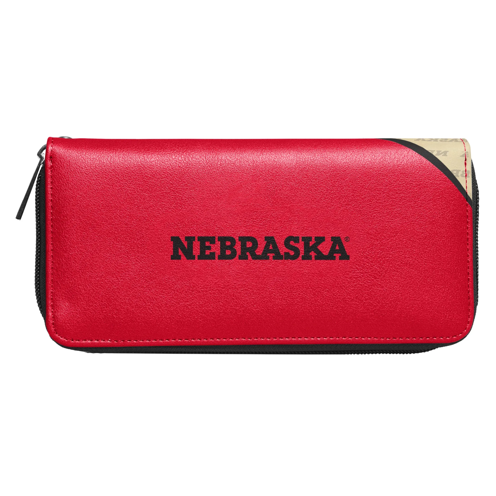 University of Nebraska Curve Zip Organizer Wallet