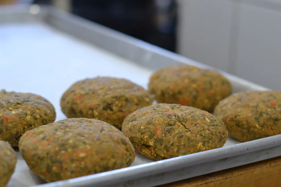 Vegan Green Lentil Burgers