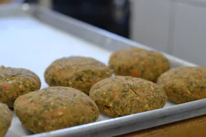 Vegan Green Lentil Burgers