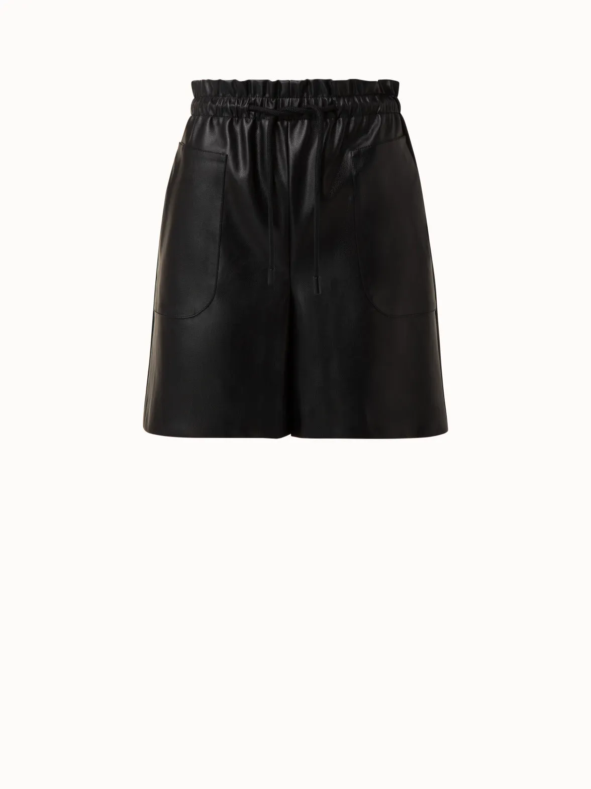 Vegan Leather Shorts