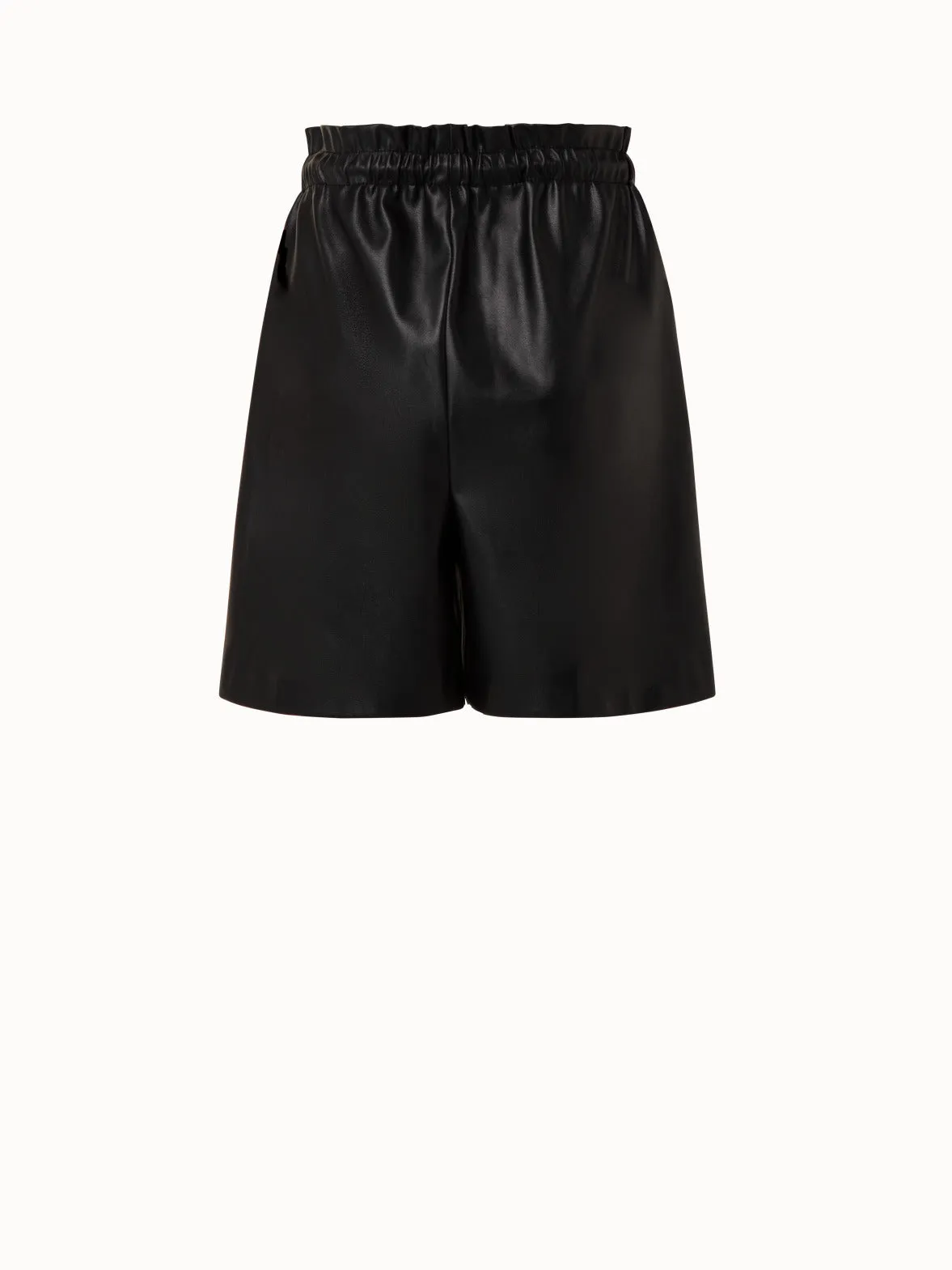 Vegan Leather Shorts