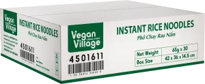 VEGAN VILLAGE Vegan Instant Rice Noodles 70g (Case 30)