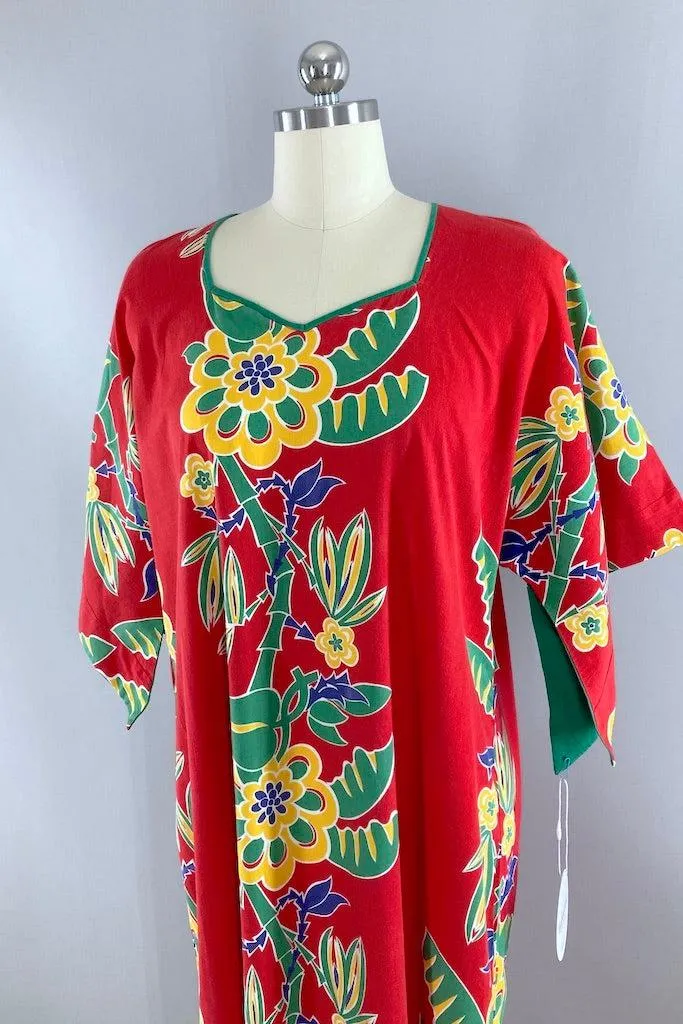 Vintage 1940s Watumull's Hawaiian Dress