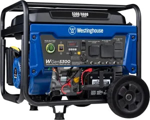 Westinghouse WGen5300 Generator 5300W/6600W 30 Amp Remote Start Gas New