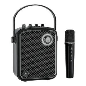 WinBridge S100 Wireless Voice Amplifier with Handheld Microphone 70W Multifunctional Portable Bluetooth Pa System for Teachers,  Karaoke Speaker and Mic System Supports Guitar, Monitoring and Live