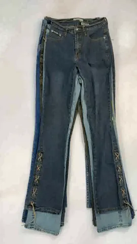 Y2k Unique Flared Jeans (NS-372)