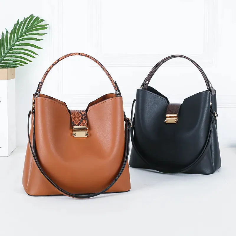 YILIJIAOREN Women's Faux Leather Handbag Set