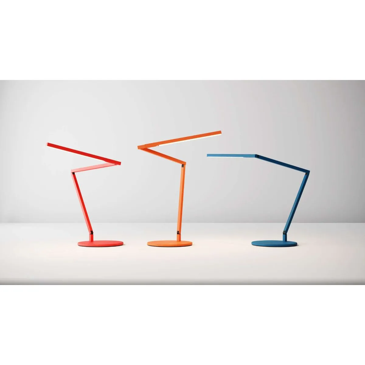 Z-Bar Mini Gen 4 Matte Orange Modern Neutral LED Desk Lamp